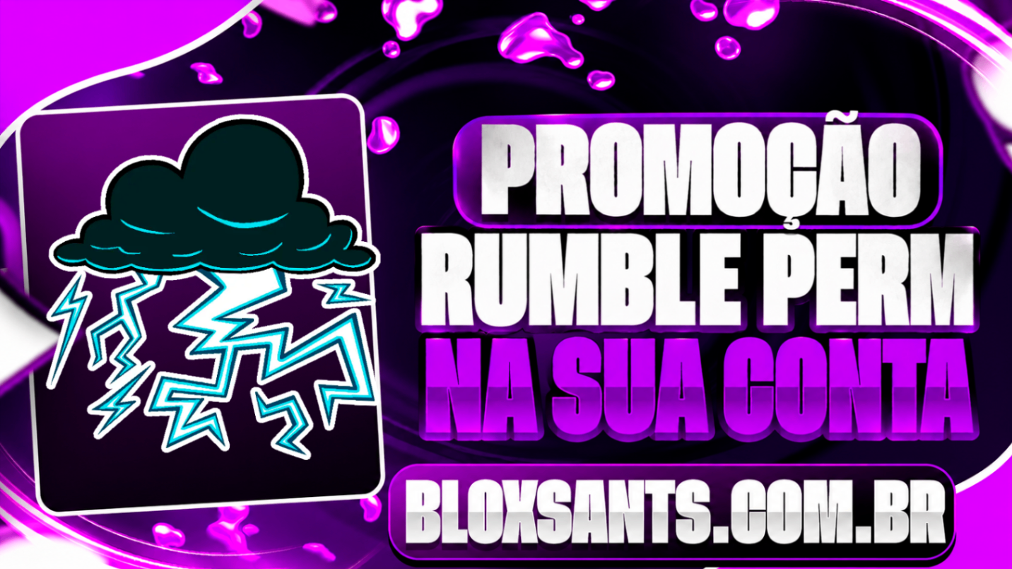 RUMBLE PERMANENTE NA SUA CONTA [2.100 ROBUX]