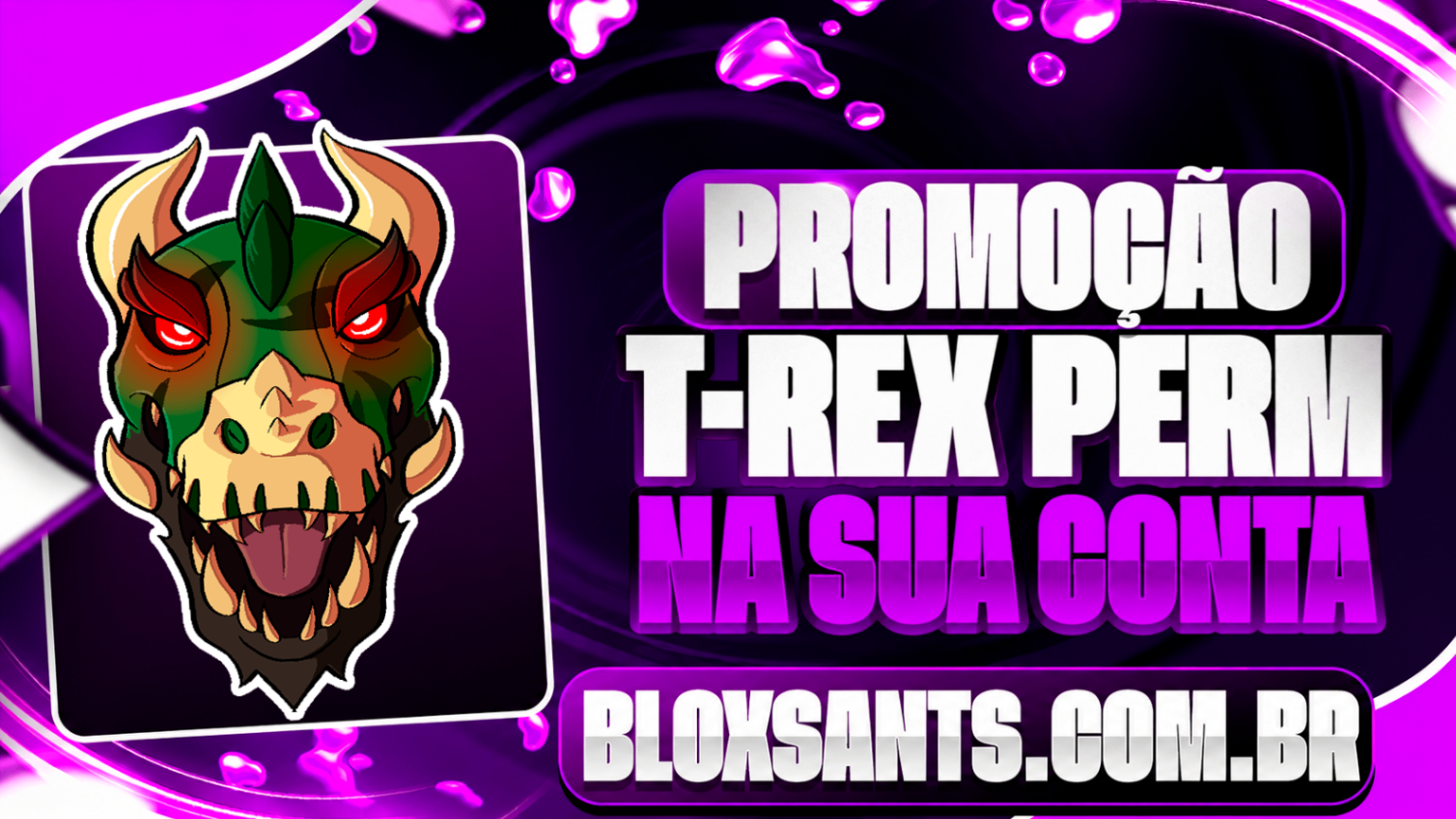 T-REX PERMANENTE NA SUA CONTA [2.350 ROBUX]